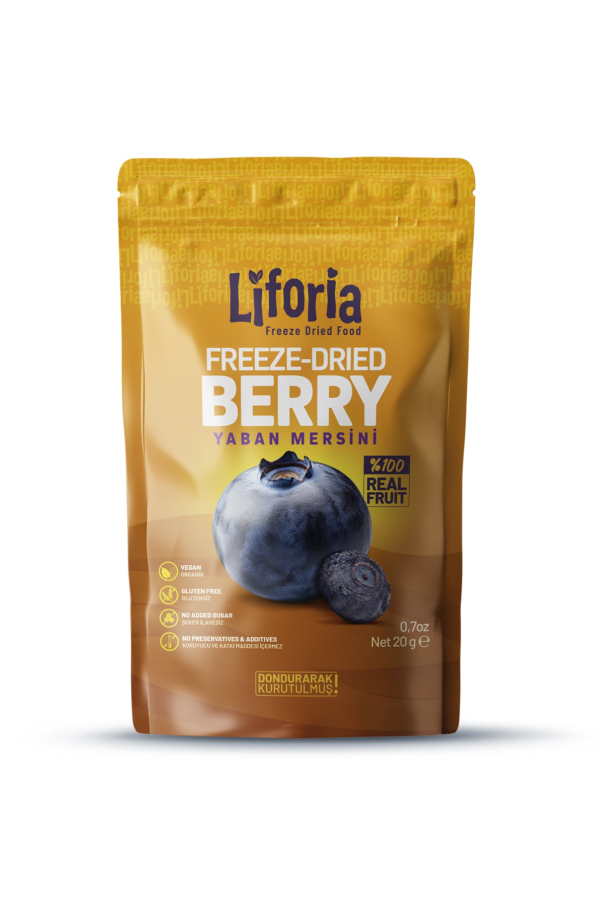 6’lı Dondurulmuş Meyve - Sağlıklı Atıştırmalık - Çilek Mango İncir Yaban Mersini Berry Mix Portakal