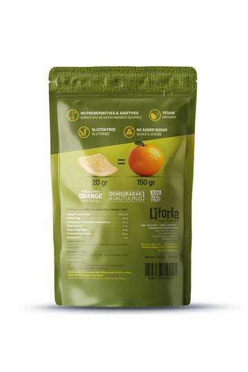 Freeze Dried Ince Dilim Portakal- Dondurularak Kurutulmuş Meyve-freeze Dry Kuru Meyve 20gr