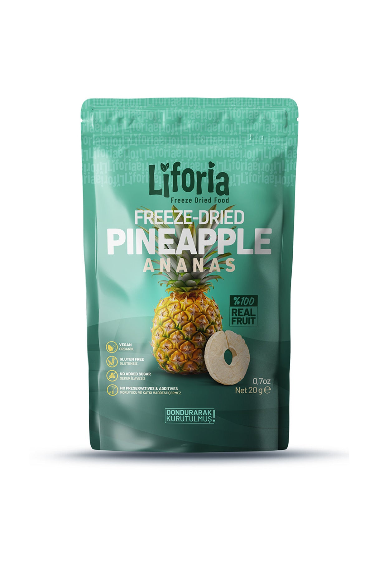 6’lı Dondurulmuş Meyve - Sağlıklı Atıştırmalık - Ananas Elma Vişne Portakal Çilek Frambuaz
