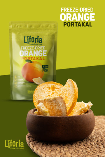 Freeze Dried Ince Dilim Portakal- Dondurularak Kurutulmuş Meyve-freeze Dry Kuru Meyve 20gr-6lı