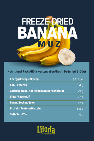 2’li Dondurularak Kurutulmuş Kuru Meyve - Sağlıklı Atıştırmalık - Berry Mix Ve Muz Kurusu