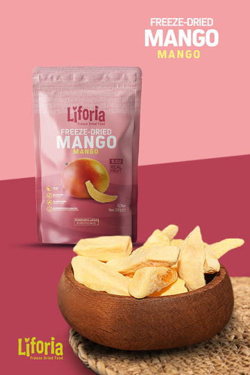 2’li Dondurularak Kurutulmuş Kuru Meyve - Sağlıklı Atıştırmalık - İncir Ve Mango Kurusu Freeze Dried