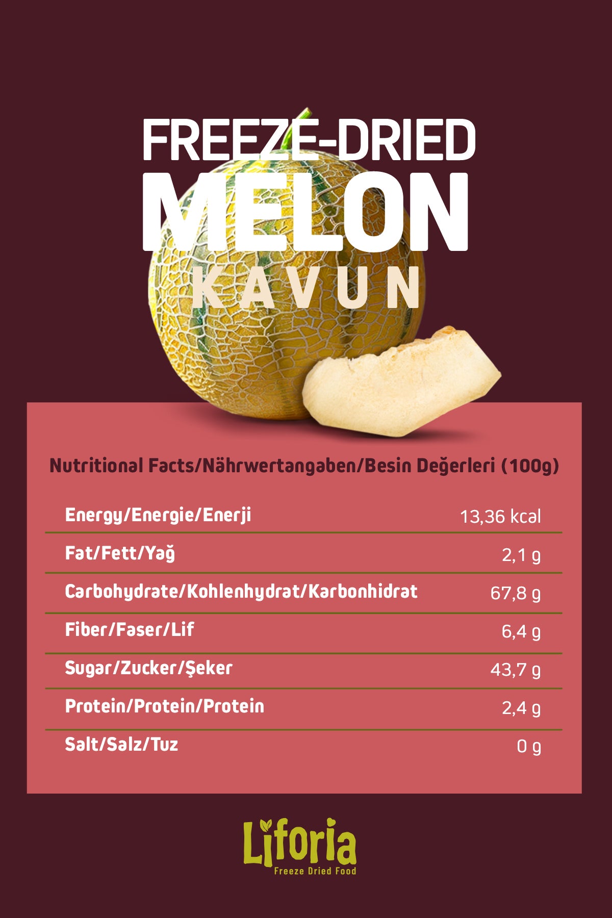 2’li Dondurularak Kurutulmuş Kuru Meyve - Sağlıklı Atıştırmalık - Kavun Ve Ananas Kurusu